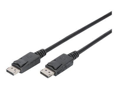 DIGITUS - Câble DisplayPort - DisplayPort (M) pour DisplayPort (M) - DisplayPort 1.2 - 3 m - support 4K - noir