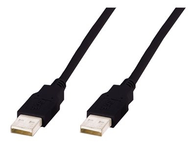 ASSMANN - Câble USB - USB (M) pour USB (M) - USB 2.0 - 1 m - moulé - noir