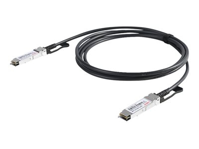 DIGITUS - Câble d'attache directe 40GBase - QSFP+ pour QSFP+ - 1 m - fibre optique - IEEE P802.3ba