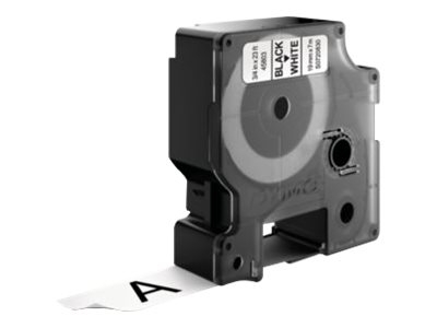DYMO D1 Standard - Polyester - auto-adhésif - noir sur blanc - 7 x 19 mm 1 rouleau(x) cartouche d'étiquette (pack de 10) - pour LabelMANAGER 350, 360, 400, 420, 450, 500, Wireless PnP; LabelPOINT 350; MobileLabeler