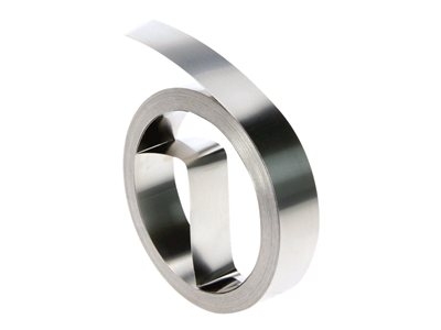 Dymo - Acier inoxydable - non-adhésif - argent - Rouleau (1,27 cm x 6,4 m) 1 rouleau(x) ruban