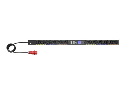 Eaton G4 - Unité de distribution secteur (rack-montable) - géré - AC 240-415 V - 11 kW - triphasé - Ethernet 10/100/1000 - entrée : IEC 60309 16A - connecteurs de sortie : 24 (12 x IEC 60320 C13, 12 x IEC 60320 C39) - 0U - 3 m cordon - noir