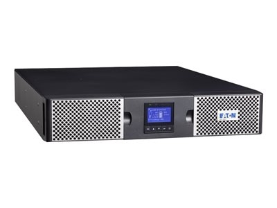 Eaton 9PX Lithium-ion - Netpack - onduleur (montable sur rack / externe) - CA 200/208/220/230/240 V - 2400 Watt - 3000 VA - monophasé - Ethernet 10/100/1000, RS-232, USB - connecteurs de sortie : 10 - 2U - 19" - noir, argent