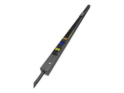 Eaton Managed Rack PDU EVMAF316X - G4 - unité de distribution secteur (rack-montable) - AC 240-415 V - 11 kW - triphasé - entrée : IEC 60309 16A - connecteurs de sortie : 42 (24 x IEC 60320 C13, 18 x IEC 60320 C39) - 0U - 3 m cordon - noir