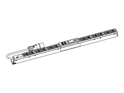 Eaton G4 - Unité de distribution secteur (rack-montable) - commuté - AC 230-400 V - 3.7 kW - monophasé - Ethernet 10/100/1000, USB - entrée : IEC 60309 16A - connecteurs de sortie : 24 (12 x IEC 60320 C13, 12 x IEC 60320 C39) - 3 m cordon - noir