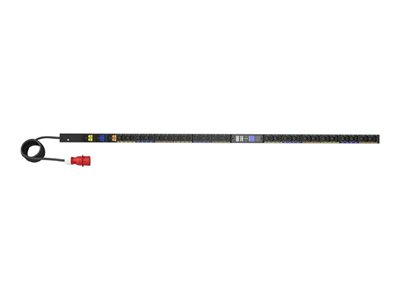 Eaton G4 - Unité de distribution secteur (rack-montable) - 32 A, géré - CA 240/415 V - 22 kW - triphasé - Ethernet 10/100/1000, serial - entrée : IEC 60309 32A - connecteurs de sortie : 48 (24 x IEC 60320 C13, 24 x IEC 60320 C39) - 0U - 3 m cordon - noir