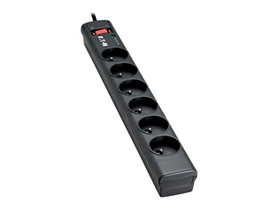 Eaton Protection Strip - Protection contre les surtensions - CA 220-250 V - 2500 Watt - connecteurs de sortie : 6 - noir