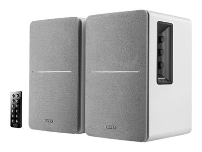 Edifier R1280DB - Haut-parleurs - étagère - sans fil - Bluetooth - 42 Watt - 2 voies - argent