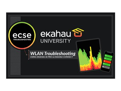 Ekahau WiFi Troubleshooting Class - Online Instructor-led training (ILT) Stream - téléenseignement en direct - 4 jours - 1 siège