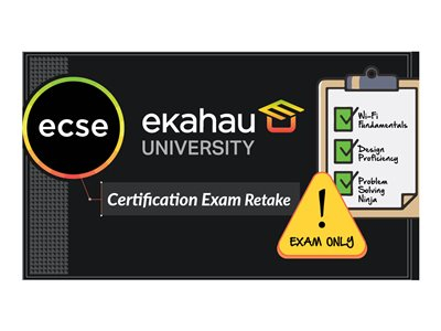ECSE Recertification Certification Exam Retake ( Multiple choice exam retake f/ those who have taken the self-paced ECSE Recertification class and wish to retake the MC portion of the CR exam.)