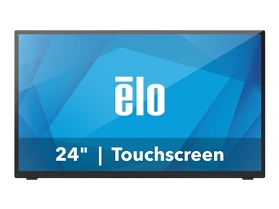 Elo 2470L - Écran LCD - 24" (23.8" visualisable) - écran tactile - 1920 x 1080 Full HD (1080p) @ 60 Hz - 250 cd/m² - 16 ms - HDMI, VGA, DisplayPort - haut-parleurs - noir