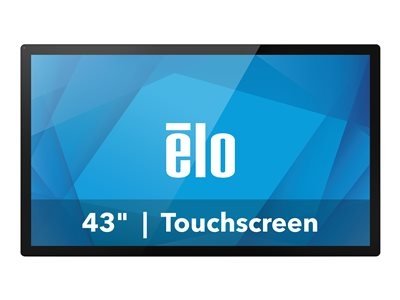 Elo 4363L - Écran LED - 43" (42.5" visualisable) - cadre ouvert - écran tactile - 1920 x 1080 Full HD (1080p) @ 60 Hz - 450 cd/m² - 4000:1 - 8 ms - 2xHDMI, VGA - noir