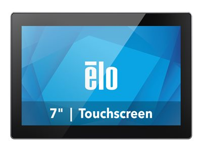 Elo 0704LS - Écran LED - 7" - écran tactile - 1280 x 800 HD @ 60 Hz - 400 cd/m² - 800:1 - 35 ms - USB-C - haut-parleurs - gris foncé