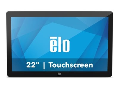 Elo 2202L - Écran LED - 22" (21.5" visualisable) - écran tactile - 1920 x 1080 Full HD (1080p) @ 60 Hz - 250 cd/m² - 1000:1 - 14 ms - HDMI, VGA - haut-parleurs - noir