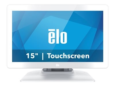 Elo 1502LM - Medical Grade - écran LED - 15.6" - écran tactile - 1920 x 1080 Full HD (1080p) @ 60 Hz - 250 cd/m² - 700:1 - 30 ms - HDMI, VGA, USB-C - haut-parleurs - blanc
