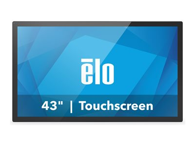 Elo 4304L - Commercial Grade - écran LED - 42.5" - cadre ouvert - écran tactile - 1920 x 1080 Full HD (1080p) @ 60 Hz - 500 cd/m² - 4000:1 - 8 ms - 2xHDMI, DisplayPort, USB-C - haut-parleurs - noir