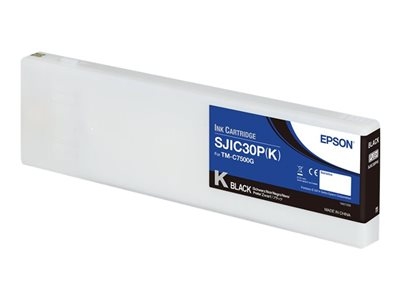 Epson SJIC30P(K) - 295.2 ml - noir - original - cartouche d'encre - pour ColorWorks TM-C7500G