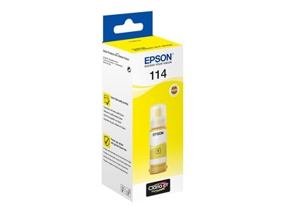 Epson 114 - 70 ml - jaune - original - recharge d'encre - pour EcoTank ET-8500, ET-8550