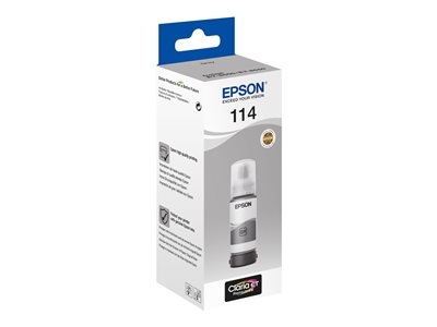 Epson EcoTank 114 - 70 ml - gris - original - recharge d'encre - pour EcoTank ET-8500, ET-8550