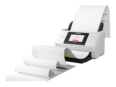 Epson WorkForce DS-790WN - Scanner de documents - Recto-verso - A4/Legal - 600 dpi x 600 dpi - jusqu'à 45 ppm (mono) / jusqu'à 45 ppm (couleur) - Chargeur automatique de documents (100 feuilles) - jusqu'à 7000 pages par jour - USB 3.0, Gigabit LAN, USB 2.0 (Host), Wi-Fi(n)
