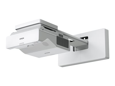 Epson EB-760W - Projecteur 3LCD - 4100 lumens (blanc) - 4100 lumens (couleur) - 16:10 - objectif à ultra courte focale - IEEE 802.11a/b/g/n/ac sans fil / LAN / Miracast - blanc