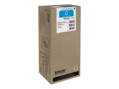 Epson T9742 - 735.2 ml - taille XXL - cyan - original - cartouche d'encre - pour WorkForce Pro WF-C869R, WF-C869RD3TWFC, WF-C869RDTWF, WF-C869RDTWFC