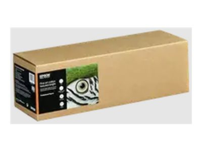 Epson Fine Art Bright II - Coton - mat texturé - 515 microns - blanc naturel - rouleau (43,2 cm x 15 m) - 300 g/m² - 1 rouleau(x) boîte - papier chiffon