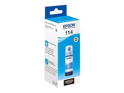 Epson 114 - 70 ml - cyan - original - recharge d'encre - pour EcoTank ET-8500, ET-8550