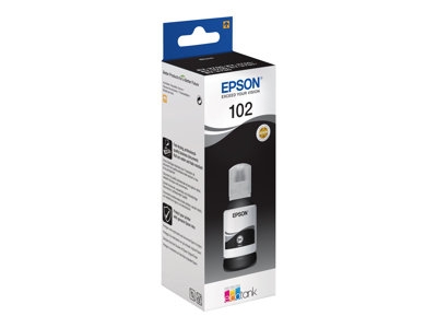 Epson 102 - 127 ml - black - original - ink tank - for EcoTank ET-15000, 2750, 2751, 2756, 2850, 2851, 2856, 3850, 4750, 4850, 4856