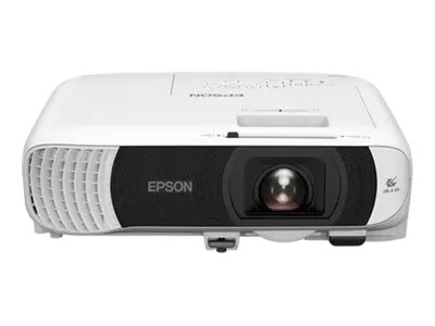 Epson EB-W55 - Projecteur 3LCD - portable - 4000 lumens (blanc) - 4000 lumens (couleur) - WXGA (1280 x 800) - 16:10 - 802.11n sans fil/Miracast - blanc