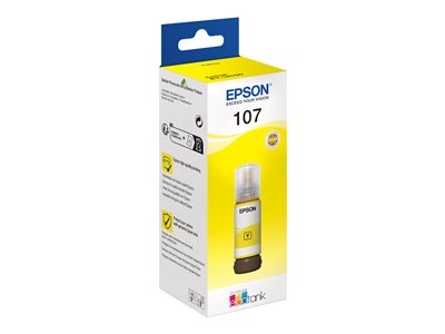 Epson EcoTank 107 - 70 ml - geel - origineel - inktvulling - voor EcoTank ET-18100