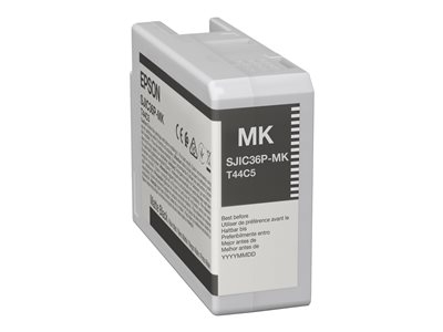 Epson SJIC36P(MK) - 80 ml - noir - original - cartouche d'encre - pour ColorWorks CW-C6000A, CW-C6000P, CW-C6500A, CW-C6500P