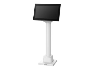 Epson DM-D70 - Affichage client - 7" - 800 x 480 - 200 cd/m² - USB - blanc - USB - pour OmniLink TM-T88VII, TM-T88VII Single-Station