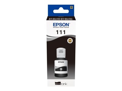 Epson 111 - 120 ml - XL - noir - original - recharge d'encre - pour EcoTank ET-M1140, M1170, M1180, M2120, M2170, M3140, M3180, M1100, M1170, M3170, M3180