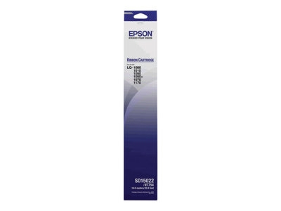 Epson - Noir - ruban tissu - pour LQ 1000, 1010, 1050, 1050+, 1070, 1070+, 1170