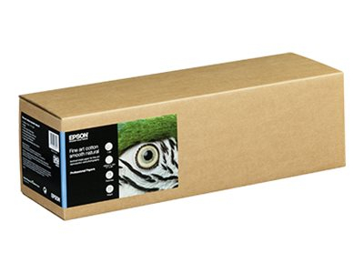 Epson Fine Art II - Coton - mat lisse - 490 microns - blanc naturel - rouleau (43,2 cm x 15 m) - 300 g/m² - 1 rouleau(x) boîte - papier chiffon