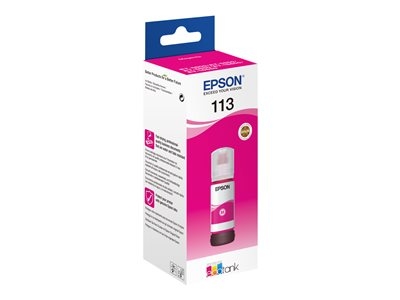 Epson EcoTank 113 - 70 ml - magenta - original - recharge d'encre - pour EcoTank ET-16150, 16650, 5150, 5170, 5800, 5850, 5880; EcoTank Pro ET-16680, 5150, 5170