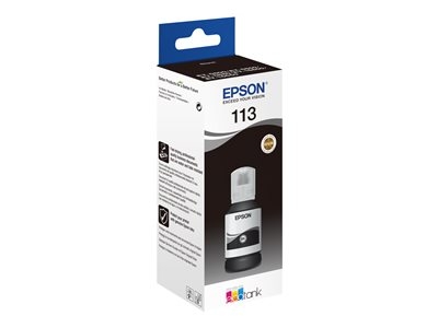 Epson EcoTank 113 - 127 ml - noir - original - recharge d'encre - pour EcoTank ET-16150, 5150, 5170, 5880, M16600; EcoTank Pro ET-16680, 5150, 5170, M16680
