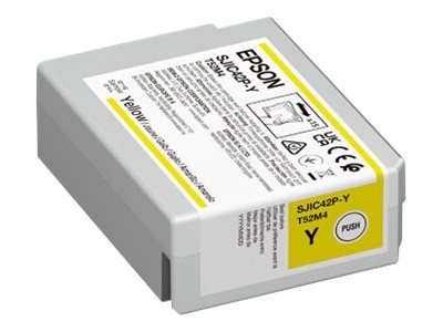 Epson SJIC42P-Y - 50 ml - jaune - original - cartouche d'encre - pour ColorWorks CW-C4000E (BK), CW-C4000E (MK)