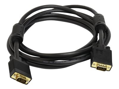 Ergotron - Câble VGA - HD-15 (VGA) (M) pour HD-15 (VGA) (M) - 3 m - moulé - noir - pour P/N: 45-353-026