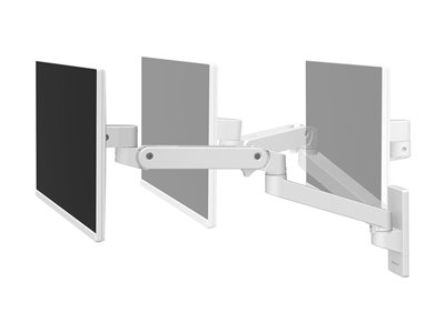 Ergotron LX Pro - Kit de montage (bras pour moniteur) - pour Écran LCD - aluminium - blanc - Taille d'écran : jusqu'à 34 pouces - montable sur mur