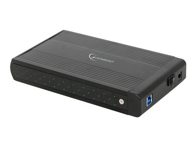 Gembird EE3-U3S-3 - Boitier externe - 3.5" - SATA 3Gb/s - USB 3.0 - noir