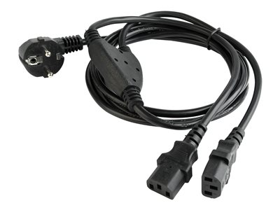 Gembird PC-186-ML6 - Câble d'alimentation - power IEC 60320 C13 pour power CEE 7/7 (M) - CA 220-250 V - 2 m - moulé