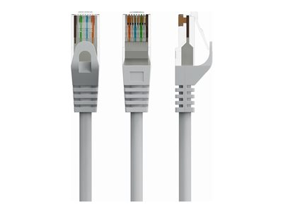 Cablexpert - Cordon de raccordement - RJ-45 (M) pour RJ-45 (M) - 6.2 mm - UTP - CAT 6 - sans crochet - gris