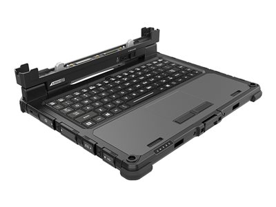 Getac - Clavier - détachable - avec pavé tactile à 2 boutons - rétro-éclairé - station d'accueil - QWERTY - Espagnol