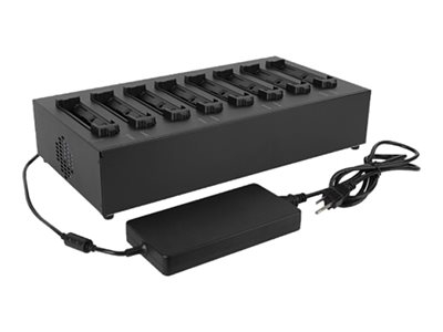 Getac - Chargeur de batteries - multi-baie - CA 100-240 V - connecteurs de sortie : 8 - Royaume-Uni