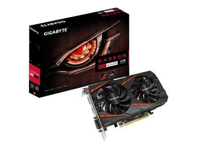 Gigabyte GV-RX460WF2OC-4GD - OC Edition - carte graphique - Radeon RX 460 - 4 Go GDDR5 - PCIe 3.0 x8 - DVI, HDMI, DisplayPort