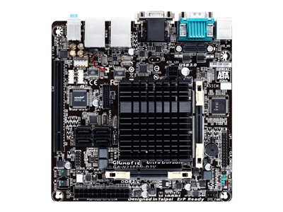 Gigabyte GA-N3160N-D3V - 1.0 - carte-mère - mini ITX - Intel Celeron N3160 - USB 3.0 - 2 x Gigabit LAN - carte graphique embarquée - audio HD (8 canaux)