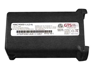 GTS HMC9000-Li(24) - Batterie pour ordinateur de poche (équivalent à : Symbol 21-65587-01, Symbol KT-21-61261-01, Symbol 21-65587-02) - Lithium Ion - 2600 mAh (pack de 10) - pour Zebra MC9000-G, MC9000-K, MC9002-K, MC9003-K, MC9090-G, MC9090-K, MC9094-K, MC9097-K