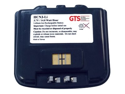 GTS HCN3-LI - Handheld battery (equivalent to: Intermec 318-016-002) - Lithium Ion - 4000 mAh - for Intermec CN3, CN3A, CN3e, CN4, CN4e